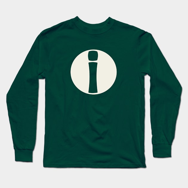 letter i green Long Sleeve T-Shirt by persa